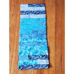 Marbled Blue Striped Tableru..