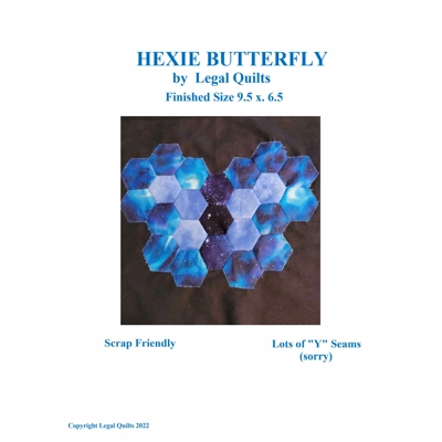 Hexie Butterfly Pattern - PDF