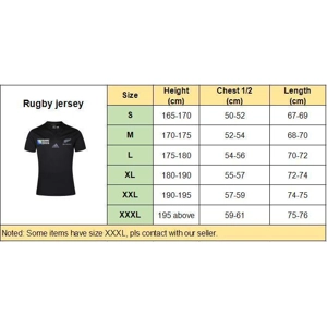 Rugby F1 AFL size guides