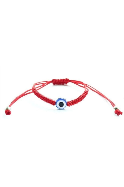 Evil Eye Red String Kabbalah Bracelet Nazar Mati Bead Good Luck