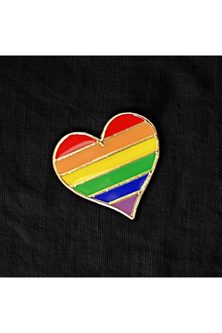 Heart - Enamelled Rainbow
