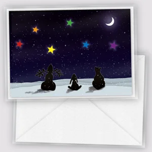 Winter Stars (x5)