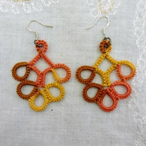 Tatted Retro Earrings