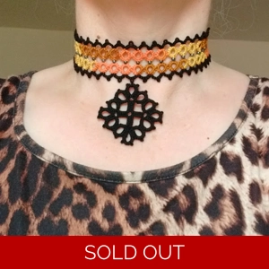 Tatted Retro Choker