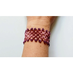 Purple and Pink Bracelet