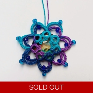 Tatted Blue Sun Catcher