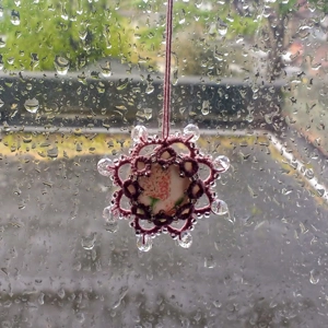 Pastel Flower Suncatcher Window Decor