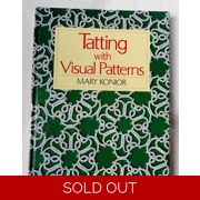 Mary Konior Tatting With Visual Patterns Hardcover Pre-Owned Rare Book in Good Condition