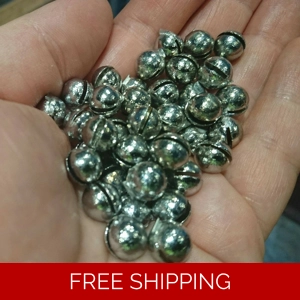 Pack of 25 2.5 gram split shot