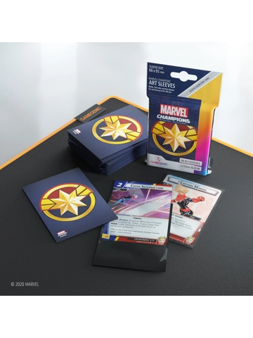 Marvel Champions Art Sleeves- Captain Marvel (50 ct.)