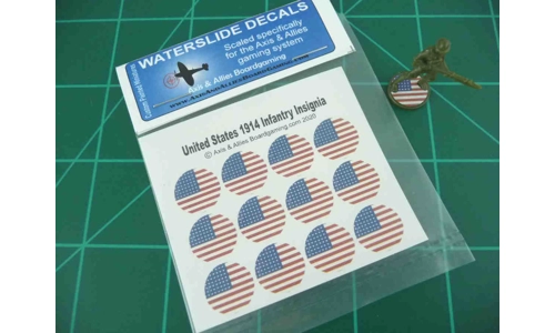 USA 1914 Infantry Base Insignia