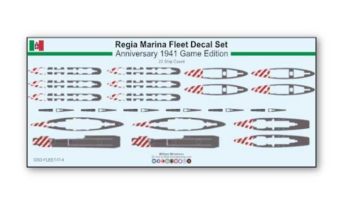 Italy Fleet Decal Set - 1941 Anniversary Edition
