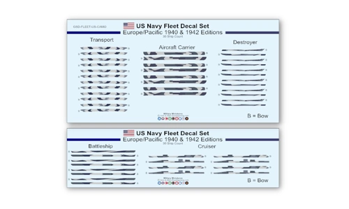 USA Fleet Hull Camouflage