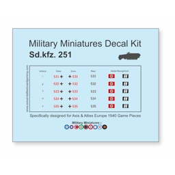 Decal Kit - Sdkfz 251