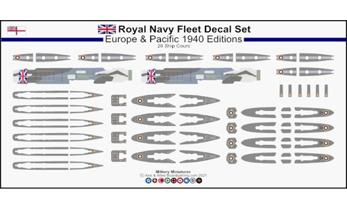 UK Fleet Set - Europe/Pacific 1940 Editions
