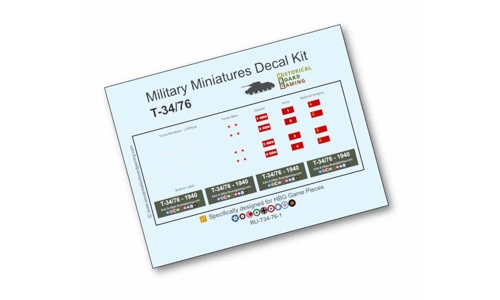 T34/76 Decal Set