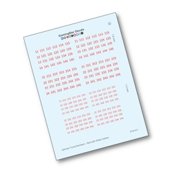 German Turret Numbers