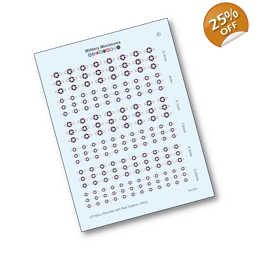 US Navy Roundel with Red Outline (1943)