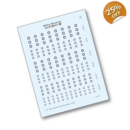 US Navy Roundel with White Bar (1943)