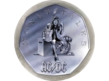 AC/DC ‎– Moneytalks - UK Limited Edition 3 Track 12" Picture Disc In PVC Sleeve c/w Tour Flyer