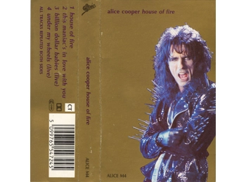 Alice Cooper ‎– House Of Fire - UK 4 Track Cassette Single
