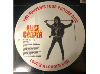 Alice Cooper - Love's A Loaded Gun - UK Limited Edition 3 Track 12" Picture Disc