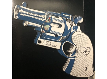 Alice Cooper - Love's A Loaded Gun - Limited Edition 3 track CD Single in Gun Shaped Cover