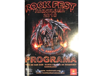 RockFest - Barcelona - Official 2018 tour programme