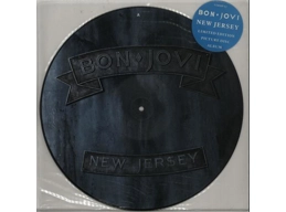 Bon Jovi ‎– New Jersey - UK Limited Edition 12 Track 1988 Picture Disc In Stickered PVC Sleeve