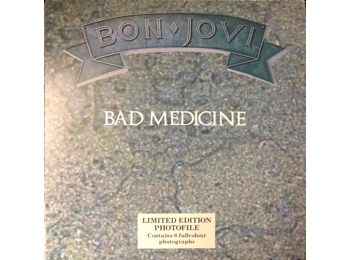 Bon Jovi - Bad Medicine - UK Limited Edition 2 Track 7" Cardboard Photofile Sleeve