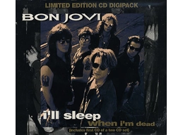 Bon Jovi ‎– I'll Sleep When I'm Dead - UK Limited Edition 4 Track CD Single In Digipak