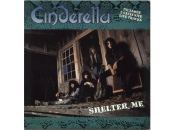 Cinderella ‎– Shelter Me - UK 1st Issue Black Vinyl 12" Single In Picture Sleeve
