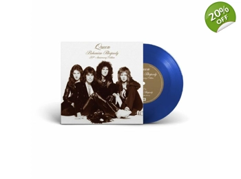 Queen – Bohemian Rhapsody 50th Anniversary - Limited Edition 2 Track 7" Blue Vinyl