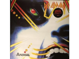 Def Leppard - Animal - UK Limited Edition 3 Track Red Vinyl 12