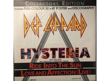 Def Leppard - Hysteria - UK Limited 3 Track 12" Collectors Poster Edition