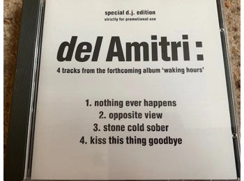 Del Amitri : Waking Hours - UK 4 Track Promotional Album Sampler In Custom Sleeve