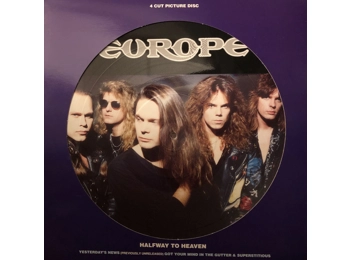 Europe - Halfway To Heaven - Limited Edition UK 4 Track 12" Picture Disc In Die Cut Sleeve