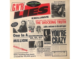 Guns N' Roses ‎– G N' R Lies - UK 8 Track 1st Issue Black Vinyl LP c/w Uncensored Sleeve & Hype Sticker