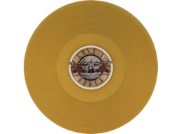 Guns N' Roses ‎– Live And Let Die - UK Limited Edition 2 Track Orange Vinyl In Die Cut Sleeve