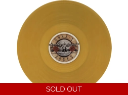Guns N' Roses ‎– Live And Let Die - UK Limited Edition 2 Track Orange Vinyl In Die Cut Sleeve