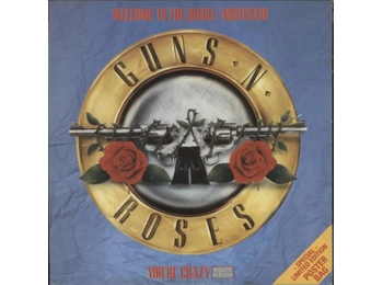Guns N' Roses ‎– Welcome To The Jungle / Nightrain - Limited Edition 3 Tack 12" Fold Out Poster Sleeve