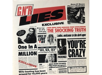 Guns N' Roses - G'N'R Lies - UK 8 Track 1st Press CD - Banned Sleeve