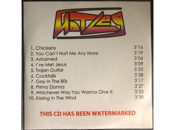 Hot Leg ‎– Red Light Fever - UK 10 Track Promotional CD In PVC Sleeve c/w Custom Insert