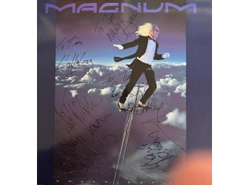 Magnum – Goodnight L.A. - UK 1990 10 Track Black Vinyl Fully Autographed