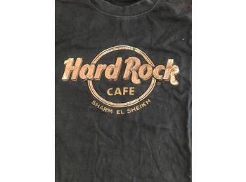 Hard Rock Cafe - Sharm El Sheikh - Official Black Tee Size Large