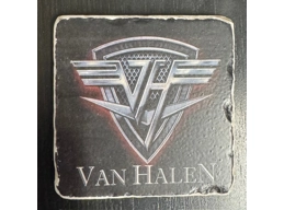Van Halen - Natural Marble Coaster c/w Cork Back