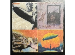 Led Zeppelin - Natural Marble Coaster c/w Cork Back