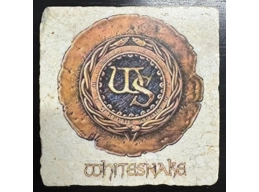 Whitesnake - Natural Marble Coaster c/w Cork Back