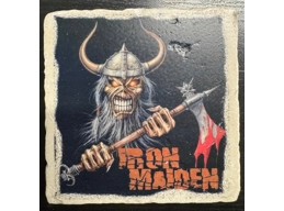 Iron Maiden - Natural Marble Coaster c/w Cork Back