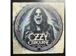 Ozzy Osbourne - Natural Marble Coaster c/w Cork Back